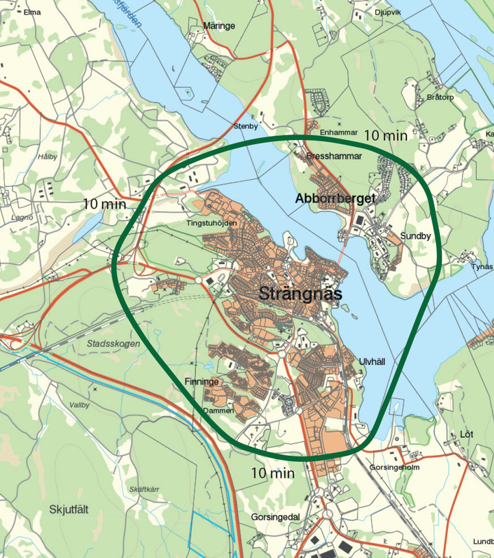 Karta Strängnäs Centrum | Teneriffa Karta